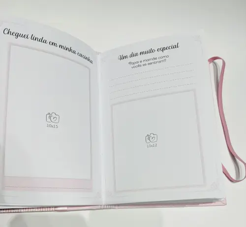 Livro do Bebê Luxo - Floral 3