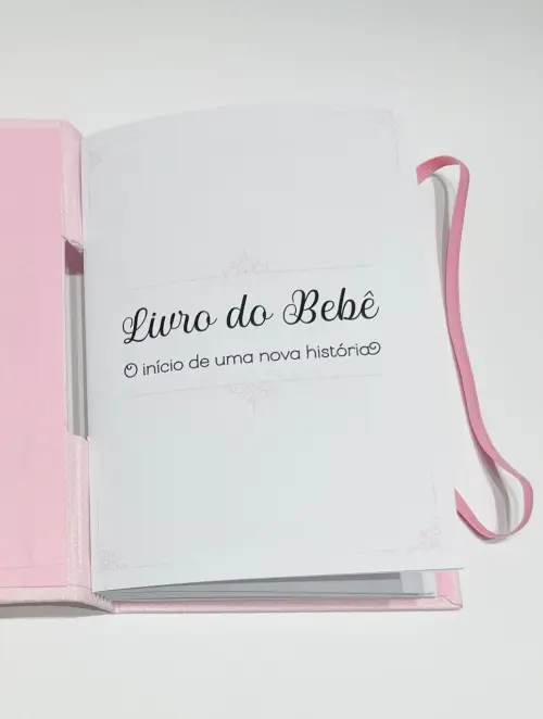 Livro do Bebê Luxo - Floral 2