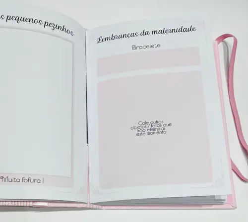 Livro do Bebê Luxo - Floral 2