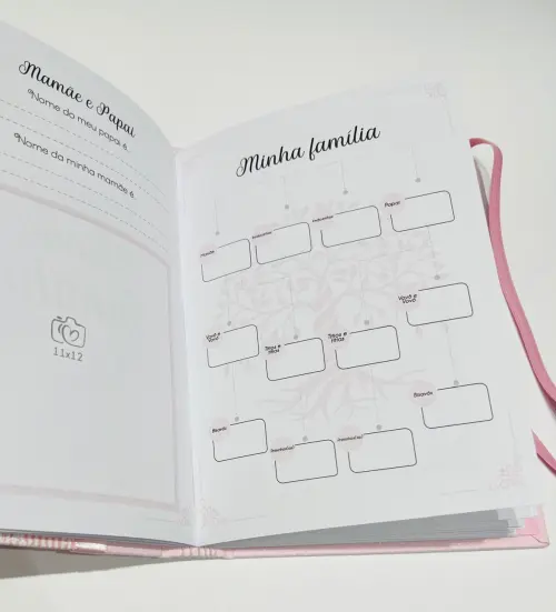 Livro do Bebê Luxo - Floral 2