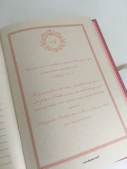 Livro para Mensagem