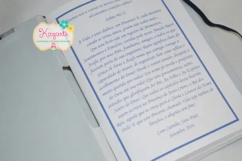 Livro para Mensagem