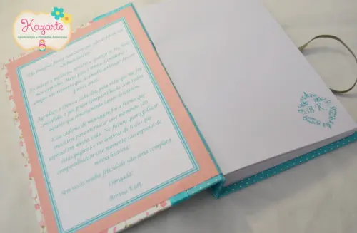 Livro para Mensagem - 15 Anos