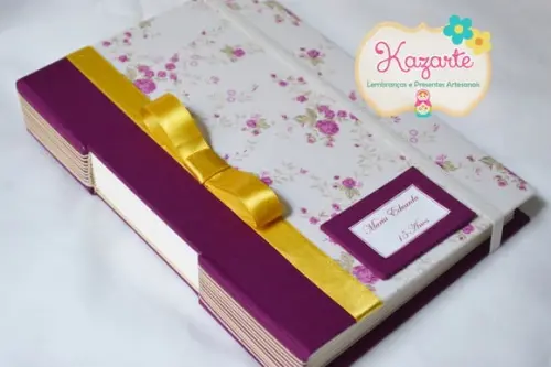 Livro para Mensagem - 15 Anos