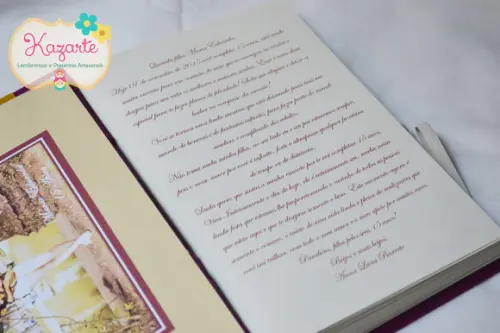 Livro para Mensagem - 15 Anos