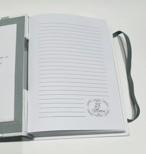 Livro para Mensagem - Bodas de Prata