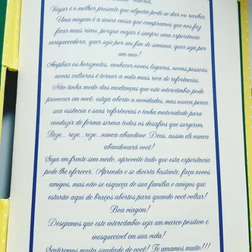 Livro para Mensagem - Brasil