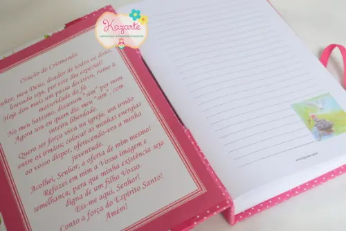 Livro para Mensagem - Crisma
