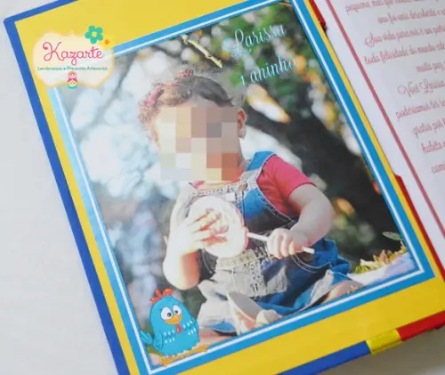 Livro para Mensagem - Galinha Pintadinha