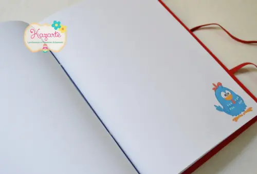 Livro para Mensagem - Galinha Pintadinha