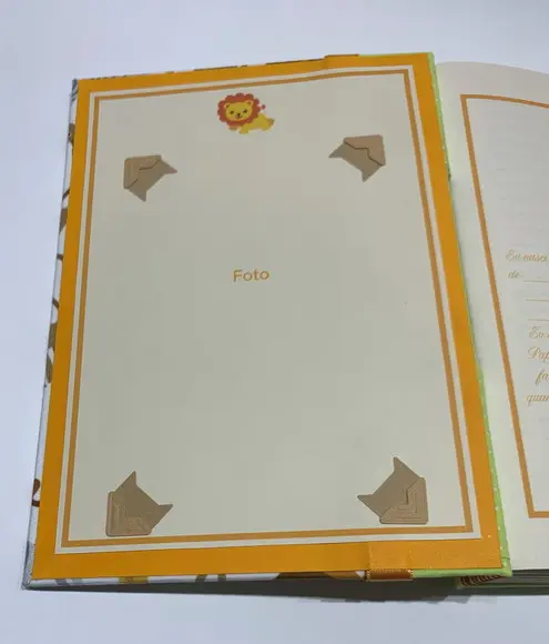 Livro para Mensagem - Tema Safari