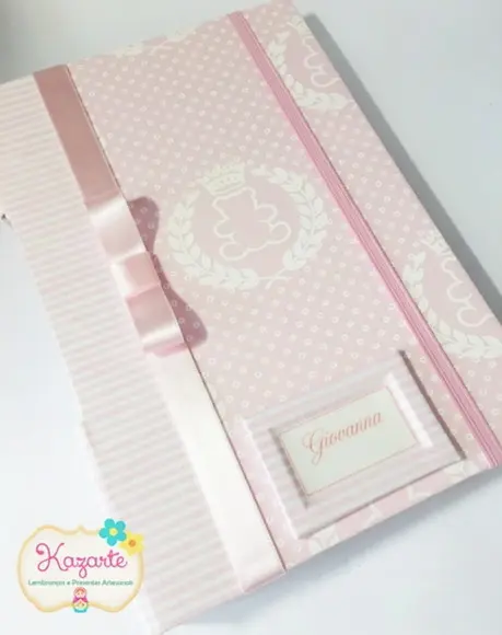 Livro para Mensagem Maternidade - Ursinha Princesa
