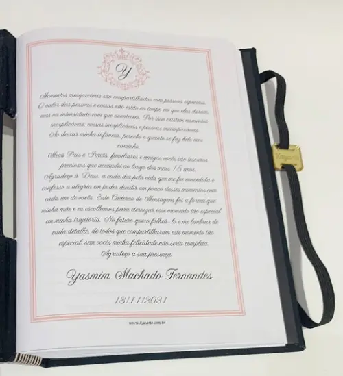 Livro para Mensagens