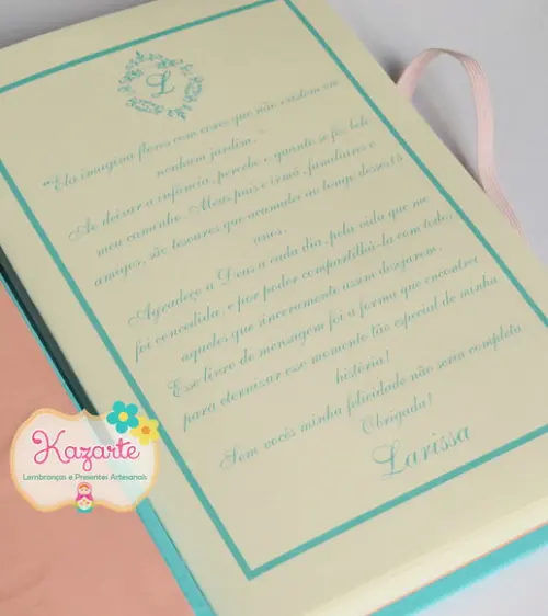 Livro para Mensagens
