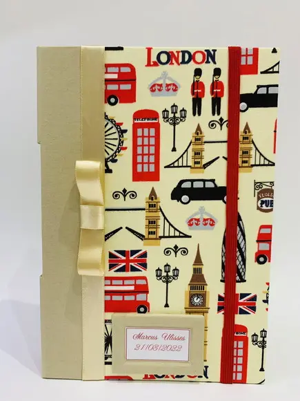 Livro para Mensagens - Londres