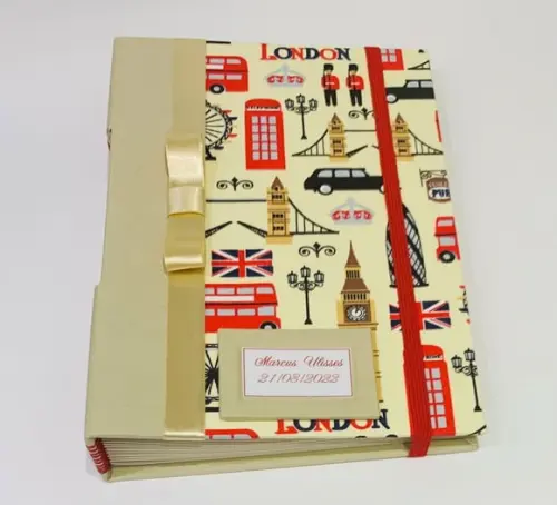 Livro para Mensagens - Londres
