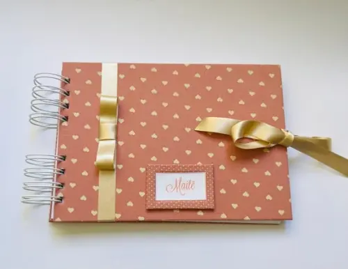 Álbum do Mesversário Luxo - Corações