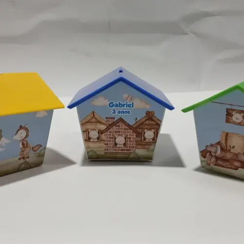 casinha cofre 4 lados