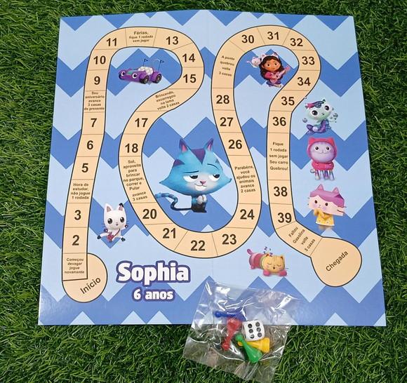 Jogo de Tabuleiro Casa da Gabby