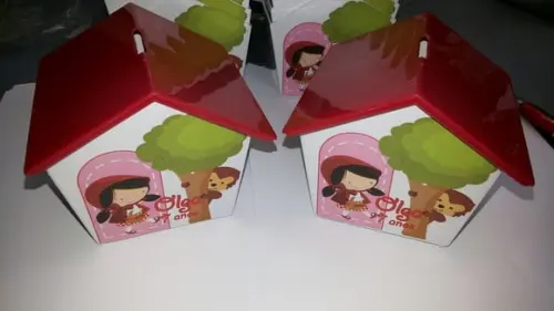 Casinha Cofre - Chapeuzinho Vermelho