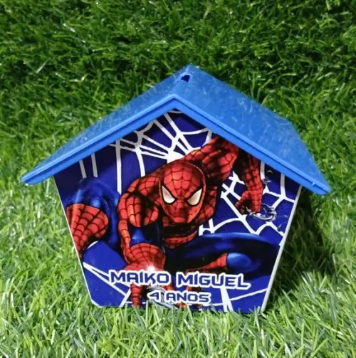 Casinha Cofre - Homem Aranha
