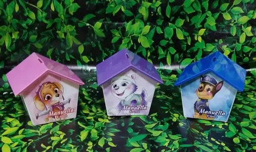 Casinha Cofre - Patrulha Canina Aguarela