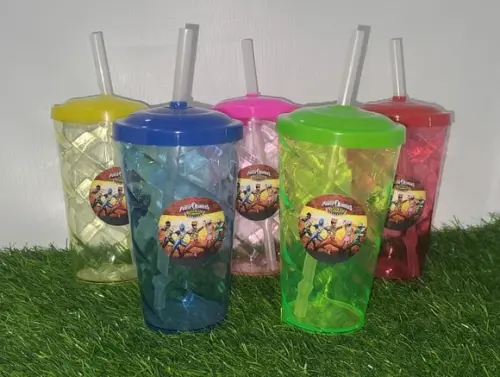 Copo Acrílico - Power Rangers