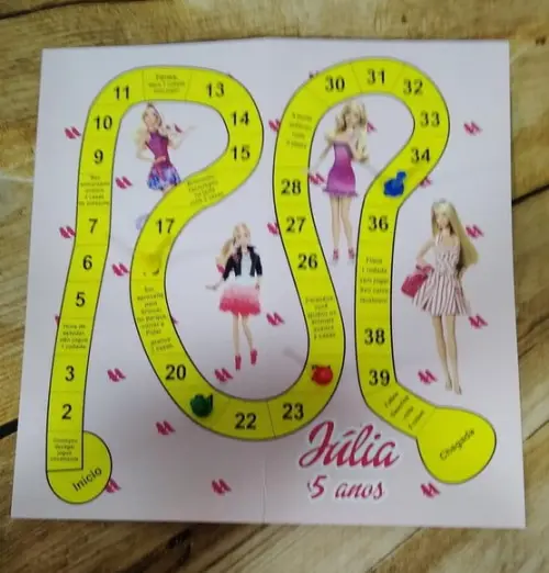 Jogo de Tabuleiro Barbie