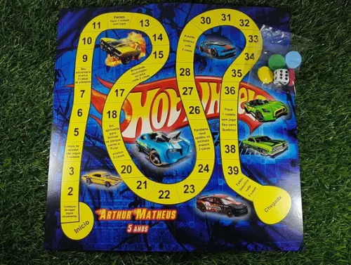 Jogo de Tabuleiro Hot Wheels