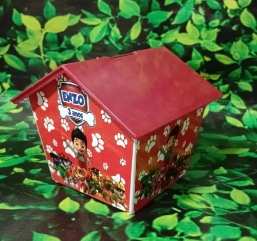 Casinha Cofre 4 Lados - Patrulha Canina