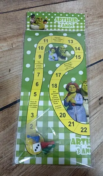 Jogo de Tabuleiro Shrek