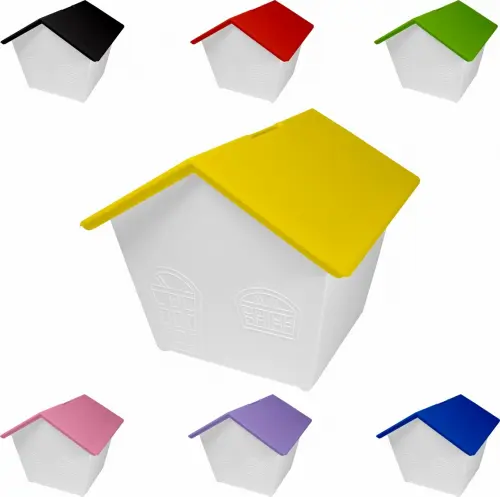 CASINHA COFRE PLASTICO SEM PERSONALIZAS