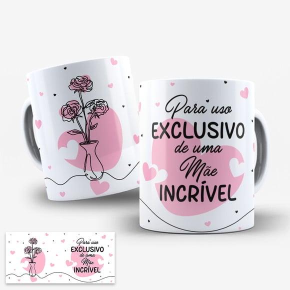 Arte Digital para Caneca Dia das Mães Uso Exclusivo