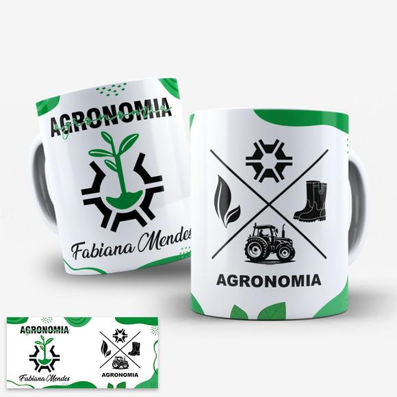 Arte Digital para Caneca Profissão Agronomia