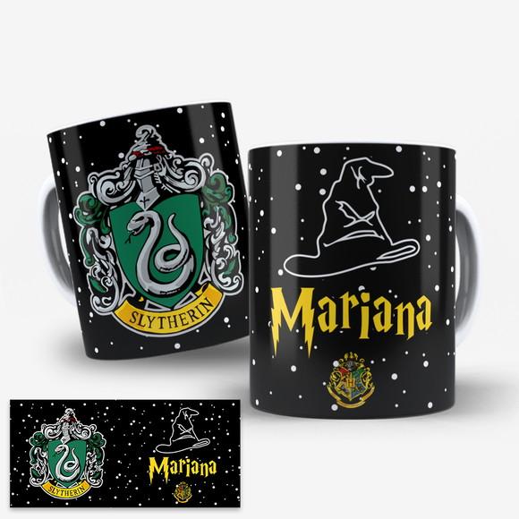 Arte Digital Caneca Harry Potter Sonserina