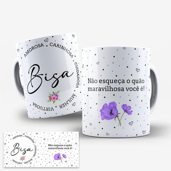 Arte para Caneca Bisa Bisavó