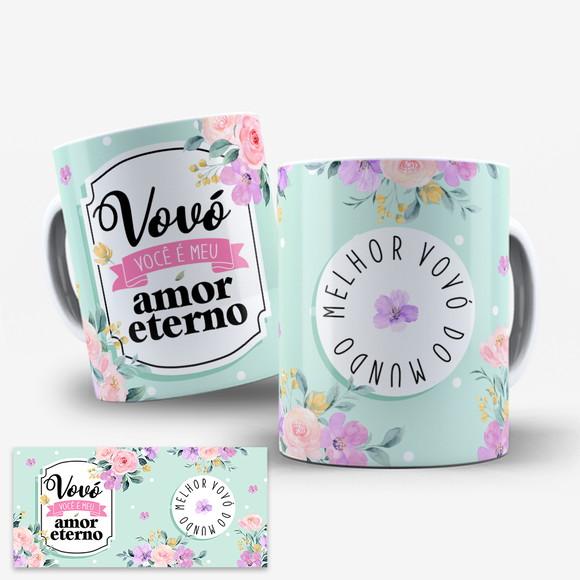 Arte Digital para Caneca Uso Exclusivo Vovo