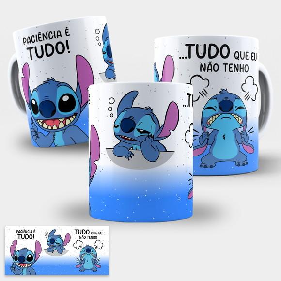 Arte Digital para Caneca Stitch Paciência