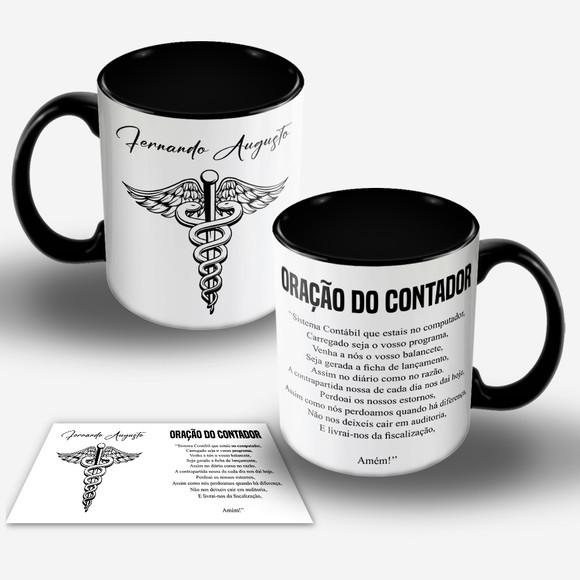 Arte Digital Caneca Profissão Contabilidade