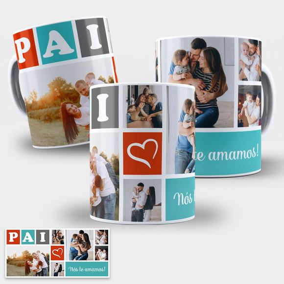 Arte para Caneca Dia dos Pais