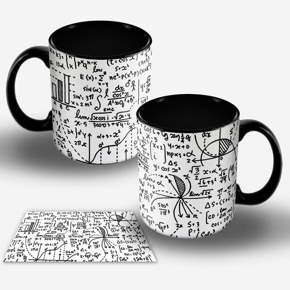 Arte Digital Caneca Dia dos Professores Professor Matemática