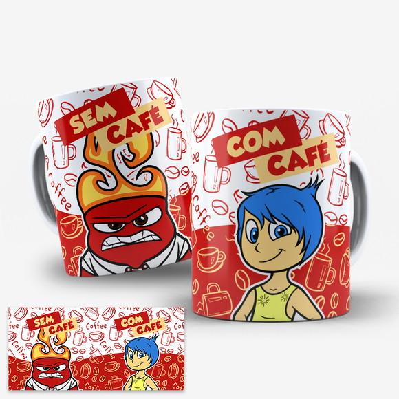 Arte Caneca Divertidamente com Café sem Café