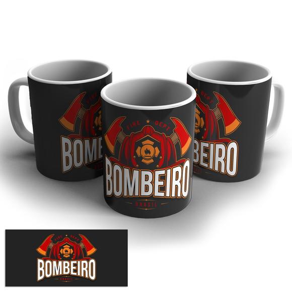 Arte Digital Caneca Bombeiro