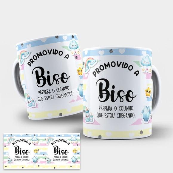 Arte Digital para Caneca Promovidos a Biso e Bisa