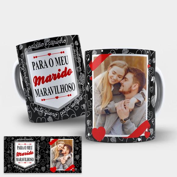 Arte Digital Caneca Marido