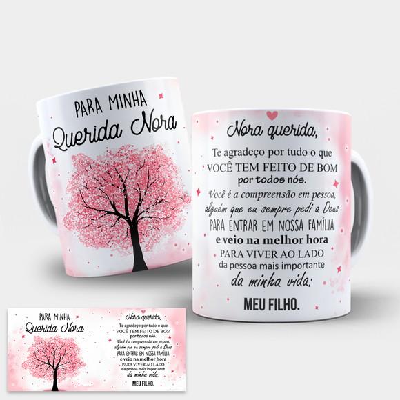 Arte Digital para Caneca Querida Nora