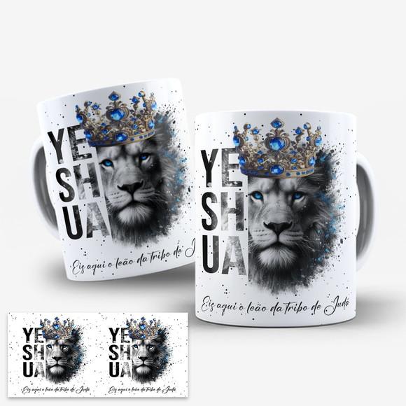 Arte para Caneca Leão Yeshua Arquivo Digital