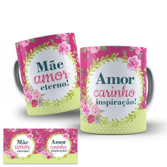 Arte Digital Caneca Sublimação Dia das Mães