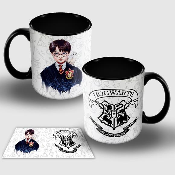 Arte Digital para Caneca Harry Potter Hogwarts