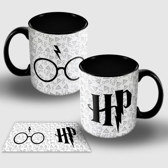 Arte Digital para Caneca Harry Potter Óculos